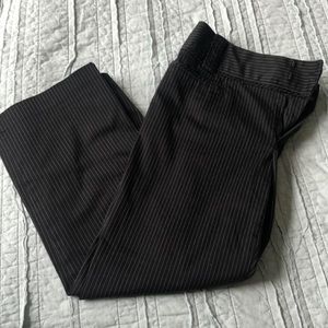 Banana Republic Dress pants, black pinstripe